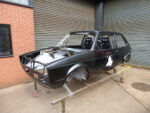 VW Golf Mk1 T45 Multipoint Roll Cage fitted view