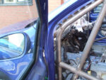 VW Golf Mk5 R32 T45 Multipoint Roll Cage fitted view