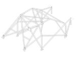 VW Lupo T45 Multipoint Roll Cage fitted view
