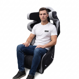 Mirco S3000 Velour Black And Grey Edition Bucket Seat