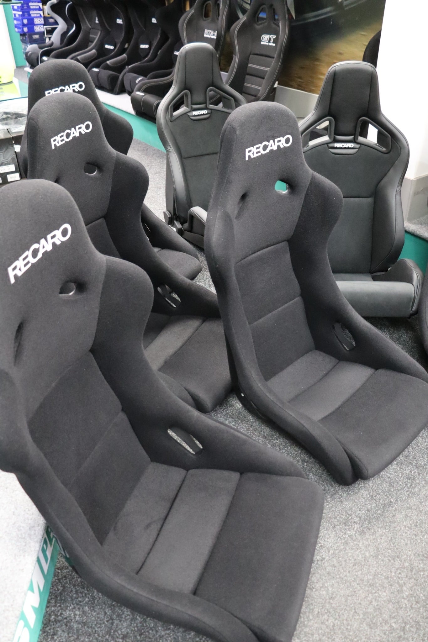 Sportster CS recliners in Ambla leather and Dinamica suede at GSM Performance