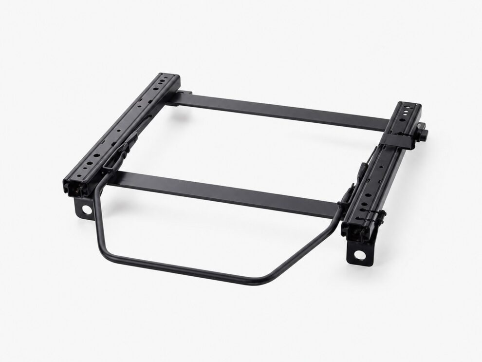 Bride RO Super Seat Rail showing the sliding mechanism and the top frame the seat bolts onto