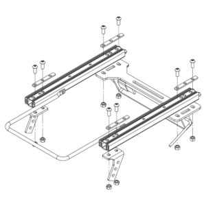 Cobra Seats - Classic Mini (1959 to 2000) Locking Subframe