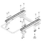 Cobra Seats - Classic Mini (1959 to 2000) Non-Locking Subframe