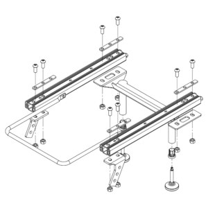 Cobra Seats - Classic Mini (1959 to 2000) Non-Locking Subframe