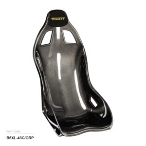 Tillett B6 XL Carbon/GRP Race Car Seat, part B6XL-43C/GRP, front three quarter