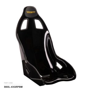Tillett B6 XL GRP Race Car Seat, part B6XL-43GRPBM, front three quarter, base mount