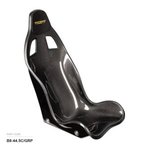 Tillett B8 Carbon/GRP Race Car Seat, part B8-44.5C/GRP, front three quarter