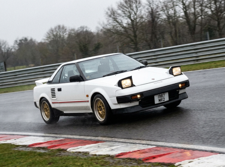 Toyota MR2 AW11 Mk1 on track