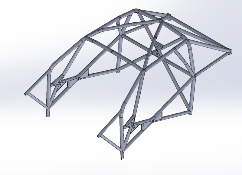 Custom Cages Audi RS3 (8V) Multipoint T45 Roll Cage Kit