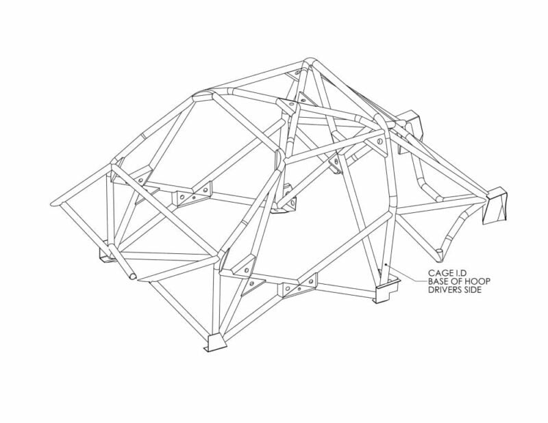 Custom Cages BMW E30 25CrMo4 Multipoint Historic Roll Cage Kit