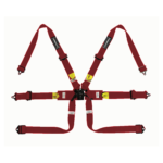 Corbeau Ultima Pro 6 Point FIA Racing Harness F2026 - Red - CORBEAU-F2026 | GSM Performance