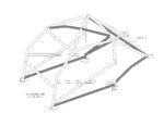 Custom Cages Ford Mustang Fastback Historic T45 Roll Cage Kit