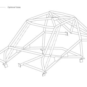 Custom Cages Mazda RX7 Mk2 (FC) Multipoint T45 Roll Cage Kit