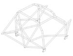 Custom Cages Mitsubishi Colt (91-02) CJ0 Multipoint CDS Roll Cage Kit