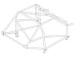 Custom Cages Opel Ascona B 400 Historic T45 Roll Cage Kit