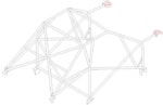Custom Cages Peugeot 206 International Multipoint CDS Roll Cage Kit