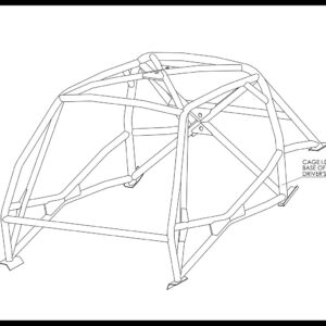 Custom Cages Porsche 911 Multipoint 1973-1998 T45 Roll Cage Kit
