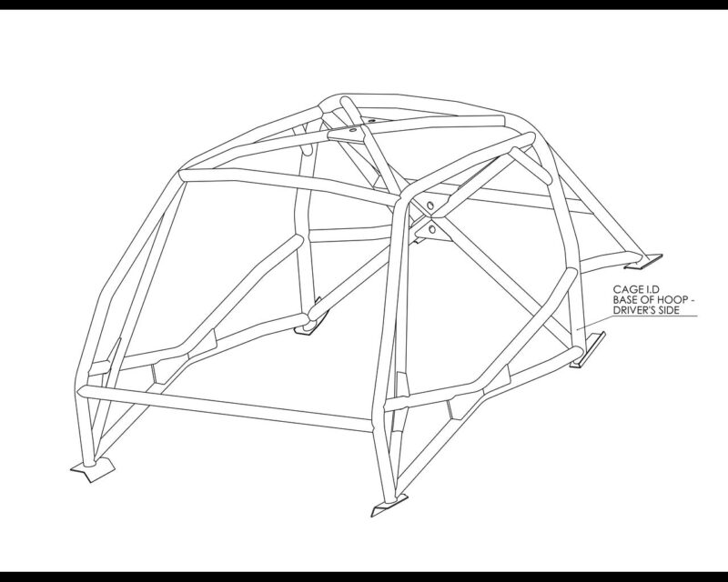 Custom Cages Porsche 911 Multipoint 1973-1998 T45 Roll Cage Kit