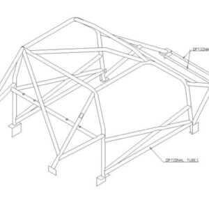 Custom Cages Renault 5 Turbo 80-84 Multipoint T45 Roll Cage Kit