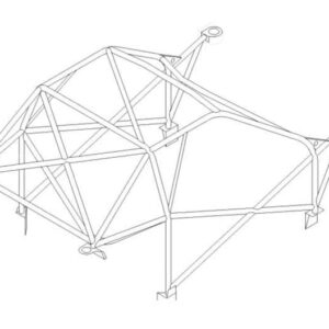 Custom Cages Subaru Impreza - 2 dr GC8 6 point National CDS Roll Cage Kit