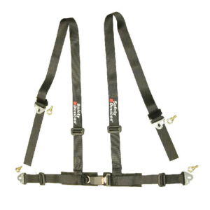 Safety Devices 2″/2″ 4 Point Clubman Road Legal Harness - Black - SDIHRNC4 | GSM Performance