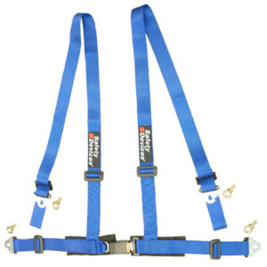 Safety Devices 2″/2″ 4 Point Clubman Road Legal Harness - Blue - SDIHRNC4 | GSM Performance