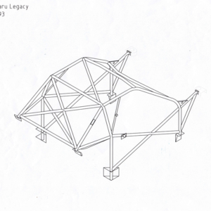 Custom Cages Subaru Legacy Multipoint T45 Roll Cage Kit