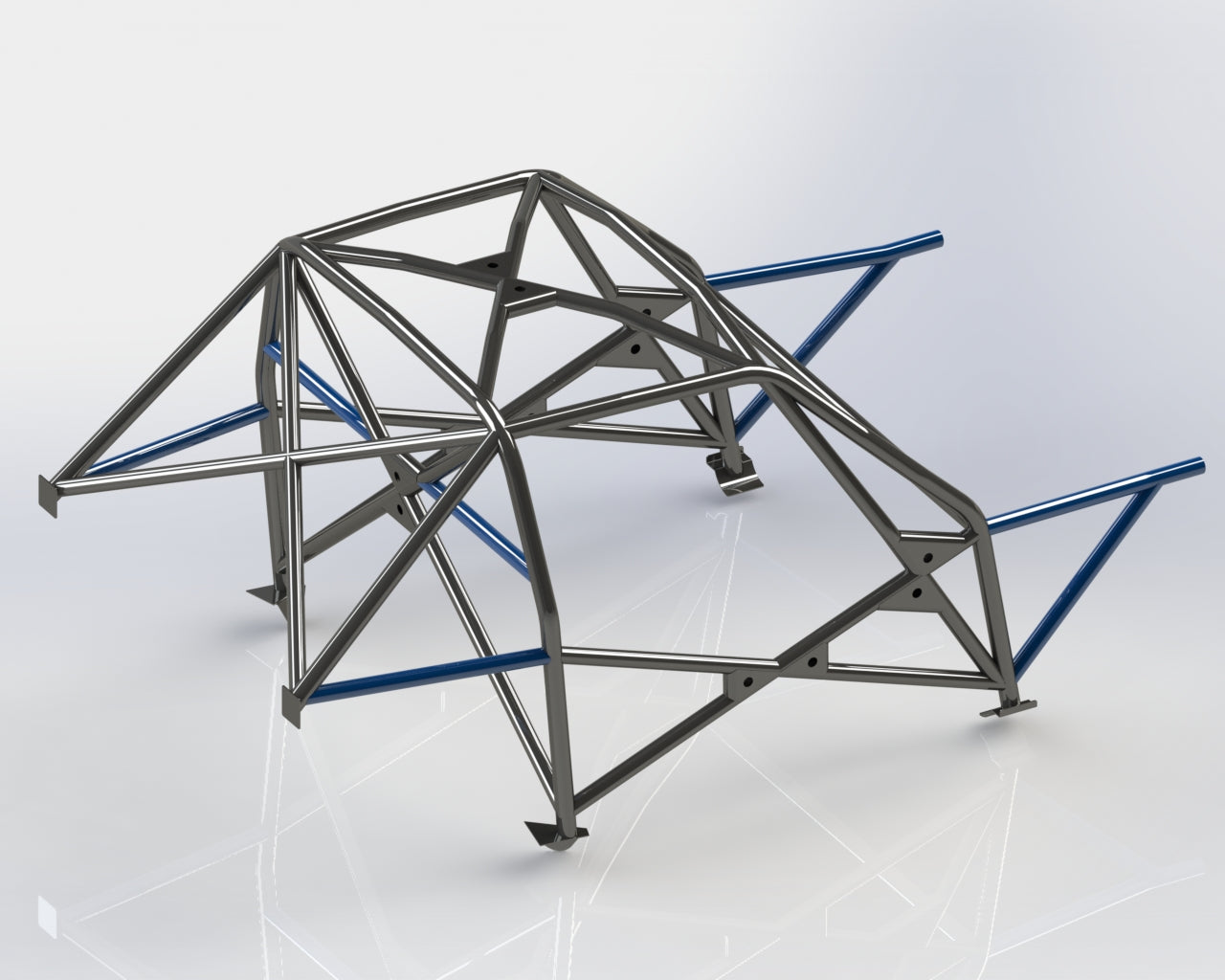 Custom Cages Talbot Sunbeam (Modified Turrets) Multipoint T45 Roll Cage Kit image 2