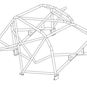 Custom Cages Toyota Starlet EP82 Multipoint T45 Roll Cage Kit
