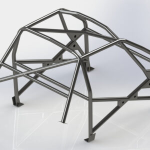 Custom Cages Toyota Starlet KP60 6 point National Spec CDS Roll Cage Kit image 2