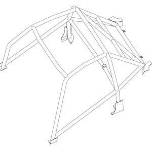 Custom Cages Toyota Supra MK4 Multipoint T45 Roll Cage Kit
