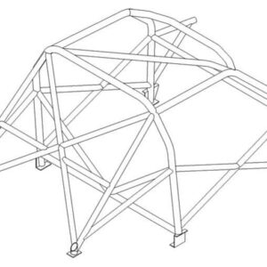 Custom Cages Volkswagen Golf Mk4 R32 Multipoint CDS Roll Cage Kit