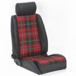 Cobra Stuttgart Vinyl Tartan Edition Reclining Sport Seat with Boyd Modern tartan - GSM Performance