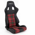 Corbeau Boss Evo 2 Tartan Edition Reclining Sport Seat - Pair with Boyd Modern tartan - GSM Performance