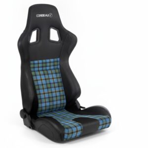 Corbeau Boss Evo 2 Tartan Edition Reclining Sport Seat - Pair with Weir Ancient tartan - GSM Performance