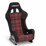 Corbeau Pro Series System 1 XL Tartan Edition FIA Bucket Seat with Boyd Modern tartan - GSM Performance