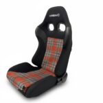 Corbeau PSR Tartan Edition Reclining Sport Seat - Pair with MacFarlane Clan Ancient tartan - GSM Performance