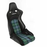 Corbeau RRB Tartan Edition Reclining Sport Seat - Pair with Blair Ancient tartan - GSM Performance