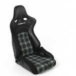 Corbeau RRB Tartan Edition Reclining Sport Seat - Pair with MacKenzie Dress Modern tartan - GSM Performance