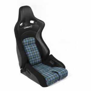 Corbeau RRB Tartan Edition Reclining Sport Seat - Pair with Weir Ancient tartan - GSM Performance