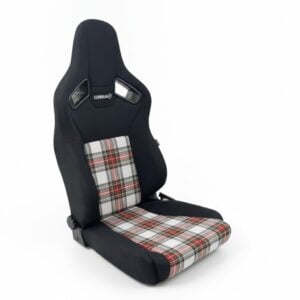 Corbeau VLS Cloth Tartan Edition Reclining Sport Seat - Pair with Stewart Dress Modern tartan - GSM Performance