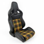 Corbeau VLS Vinyl Tartan Edition Reclining Sport Seat - Pair with MacMillan Old Modern tartan - GSM Performance