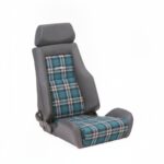 Cobra Le Mans Tartan Edition Reclining Sport Seat with Earl Of St Andrews tartan centre panel, part Le Mans-Tartan-Earl-Of-St-Andrews - GSM Performance