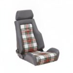 Cobra Le Mans Tartan Edition Reclining Sport Seat with Stewart Dress Modern tartan centre panel, part Le Mans-Tartan-Stewart-Dress-Modern - GSM Performance
