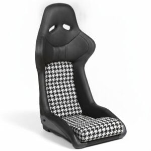 Cobra Nogaro Circuit Houndstooth Bucket Seat - GSM Performance