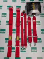 OMP First 3" Saloon 6 Point - Red - DA0-0204-B01-061 - 2024 - SportSeats4u (2)
