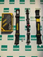 Schroth Lotus II-FE ASM 4 Point Bolt-In Harness Belt Passenger Side - 2024 Dated - LH - Black - 91158A-0 - SportSeats4u (2)