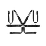 Sparco Competition H-3+2 6 Point Steel FHR Harness - Black - H04818RH1NR - SportSeats4u (4)