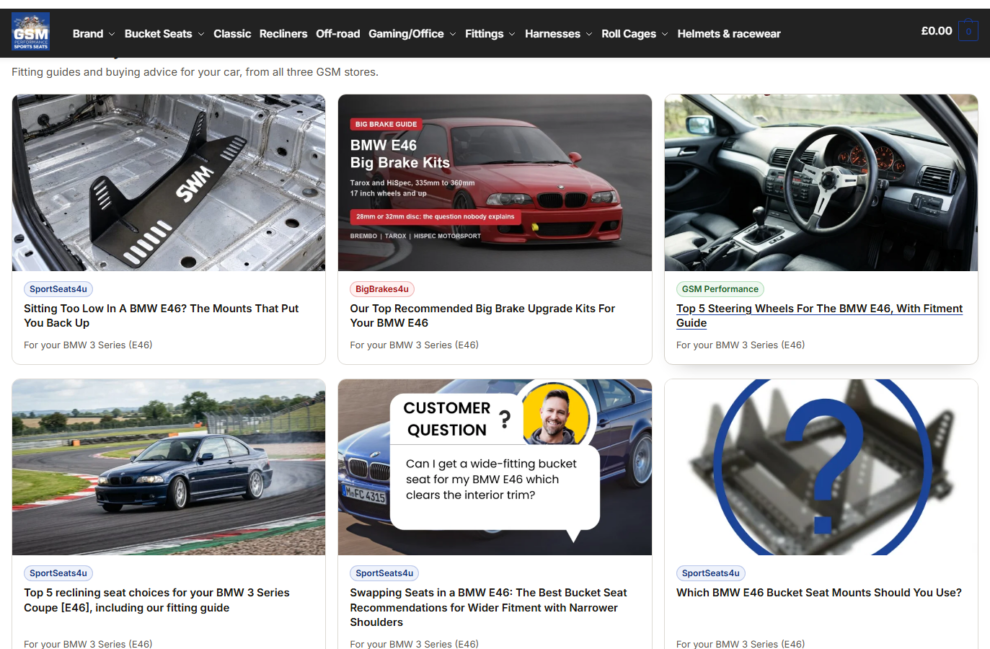 Guides about your car listed under the parts